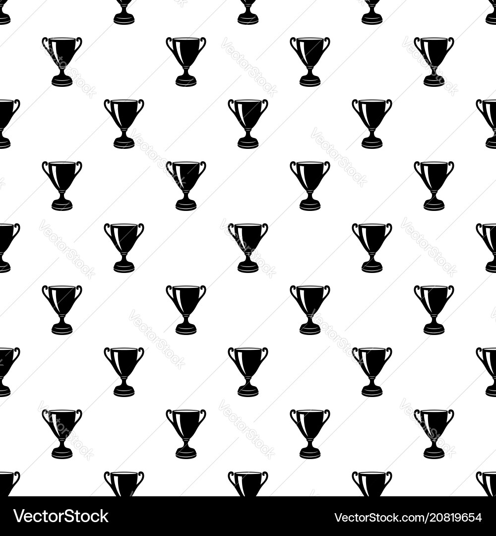 Goblet pattern seamless vector image