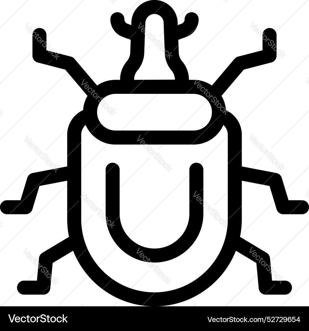 Große Bug-Symbol die Computer-Virus Eingabe Große Bug-Symbol die Computer-Virus Eingabe vektorbild