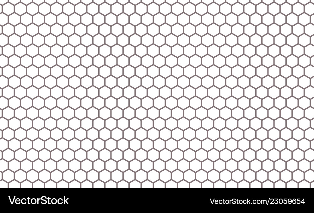 Hexagonal Grid Pattern Vector Image
