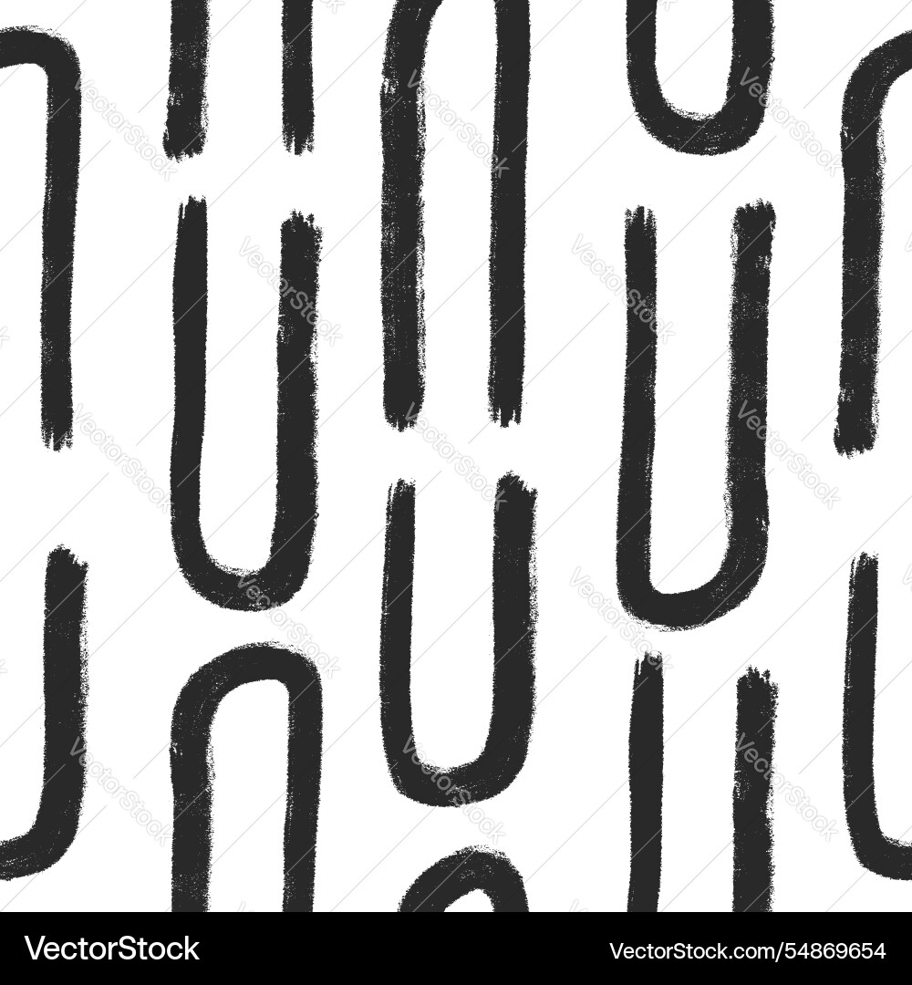 Irregular lines seamless pattern curved grunge Irregular lines seamless pattern curved grunge vector image