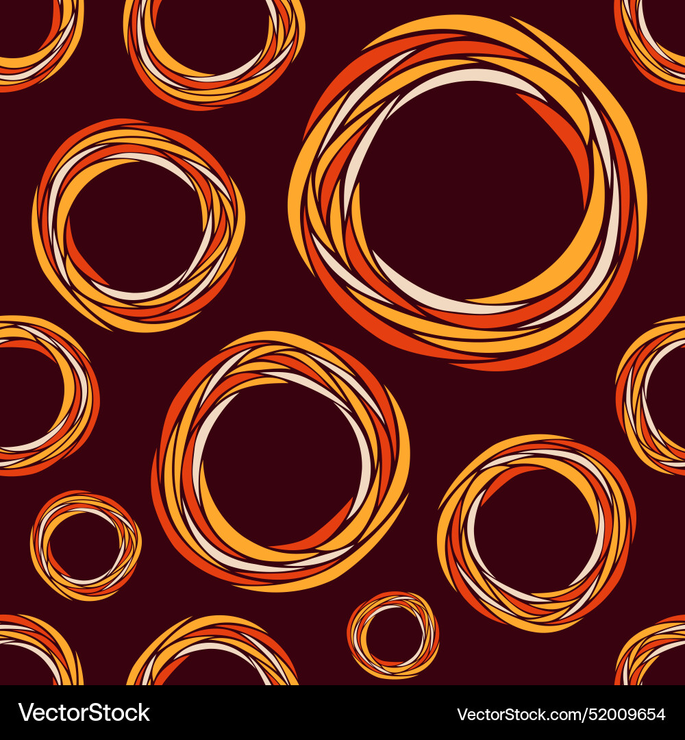 Seamless color pattern with circles made Seamless color pattern with circles made vector image
