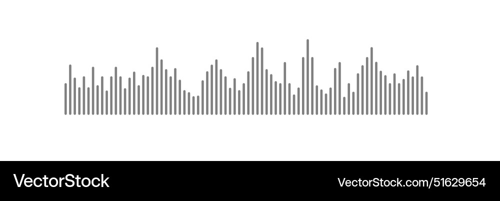 Seamless sound waveform pattern for music players Seamless sound waveform pattern for music players vector image
