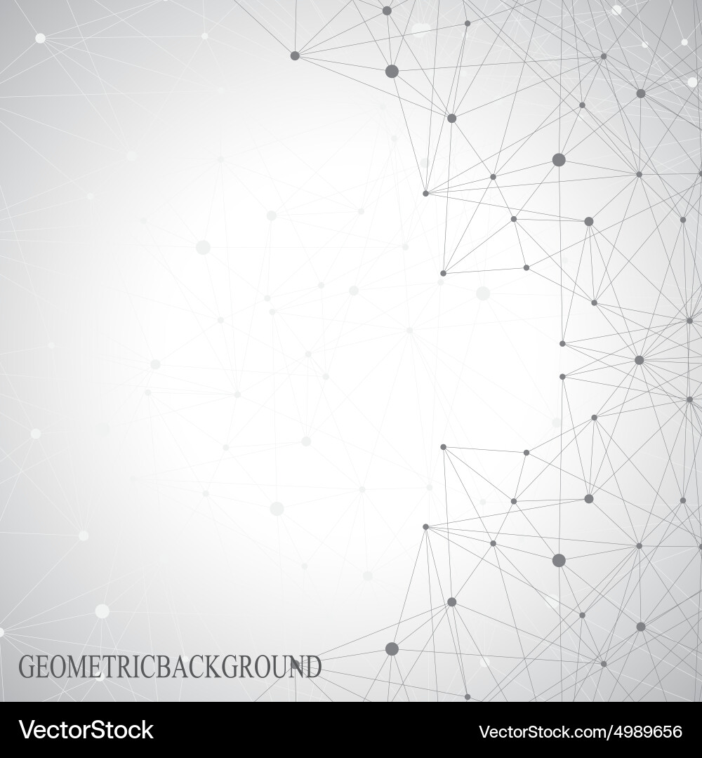 Abstract Connection Network Background vector image