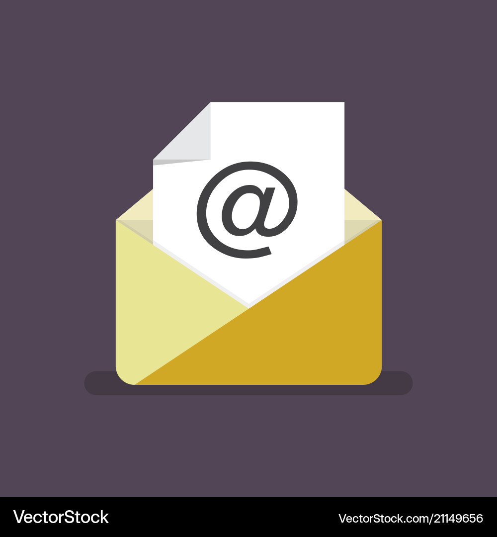Email icon Royalty Free Vector Image - VectorStock