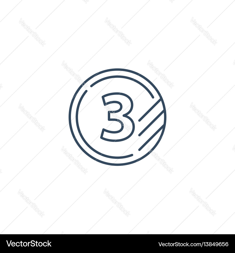 Grade mark line icons upgrade class fast services vector image