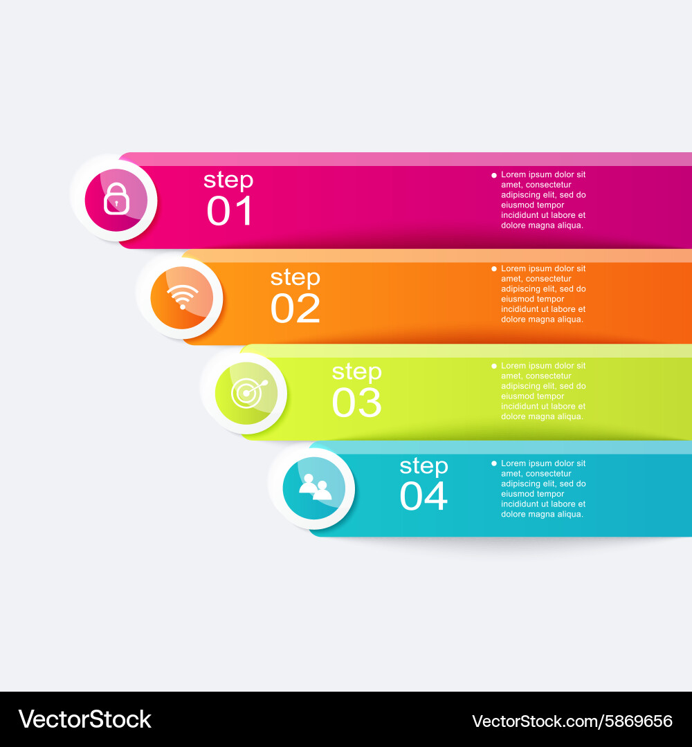 Informative Data Charts & Diagrams Vector Image