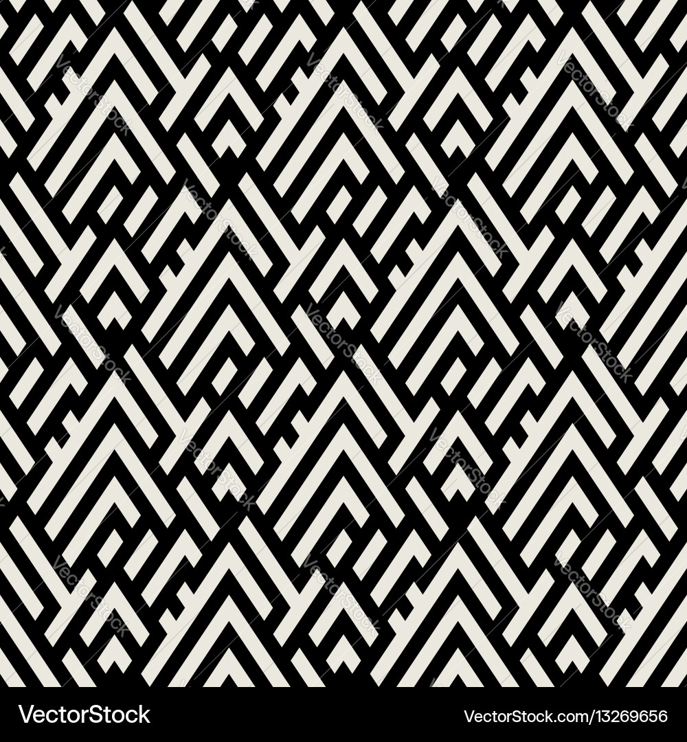 Intricate Maze Pattern Vector Image