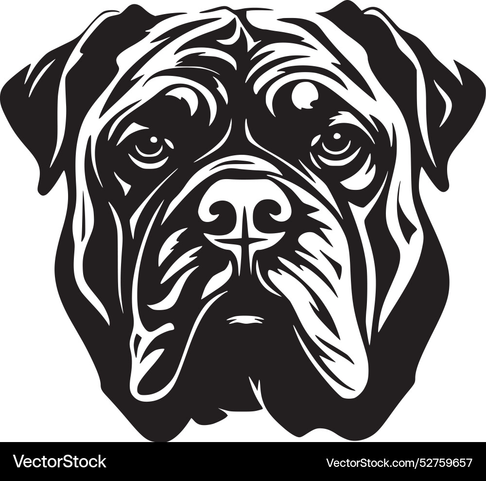 Cane corso - minimalistische und einfache Silhouette Cane corso - minimalistische und einfache Silhouette vektorbild