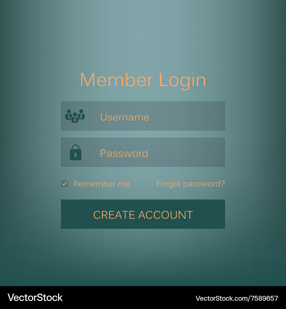 Mobile Benutzer ui Kit Form Schnittstelle für Web Vektorbild