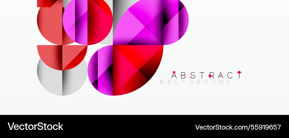 Modern abstract composition with layered circles Modern abstract composition with layered circles vector image