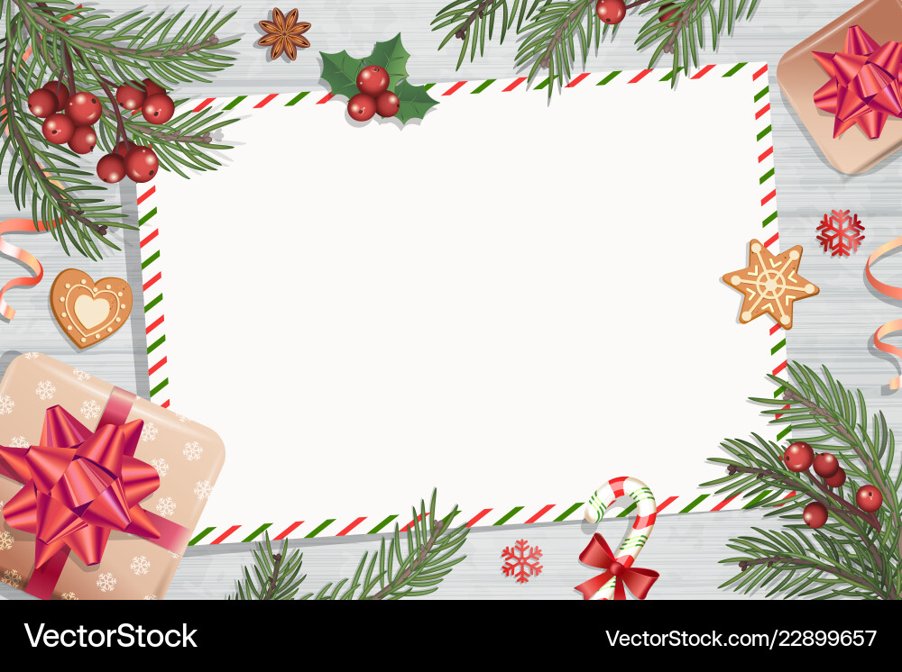 Template of christmas letters and wishes Template of christmas letters and wishes vector image