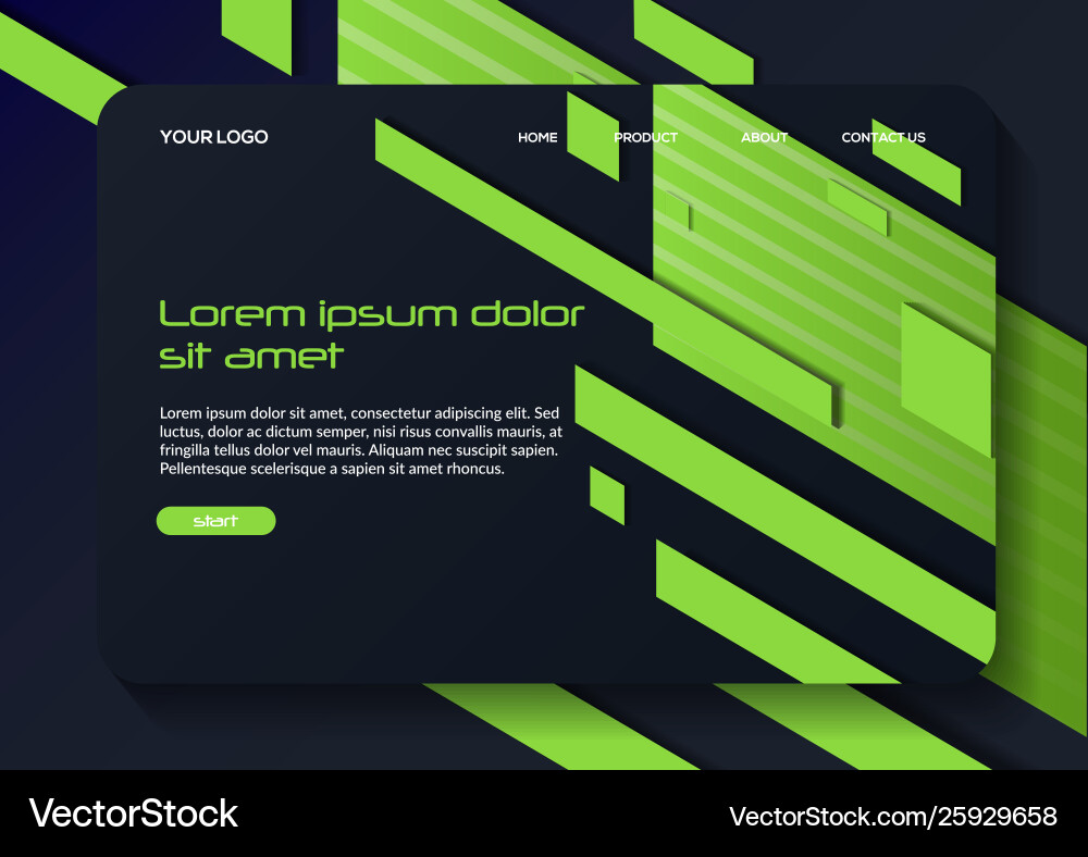 Abstrakte geometrische Hintergrund-Design Landing Seite Abstrakte geometrische Hintergrund-Design Landing Seite vektorbild