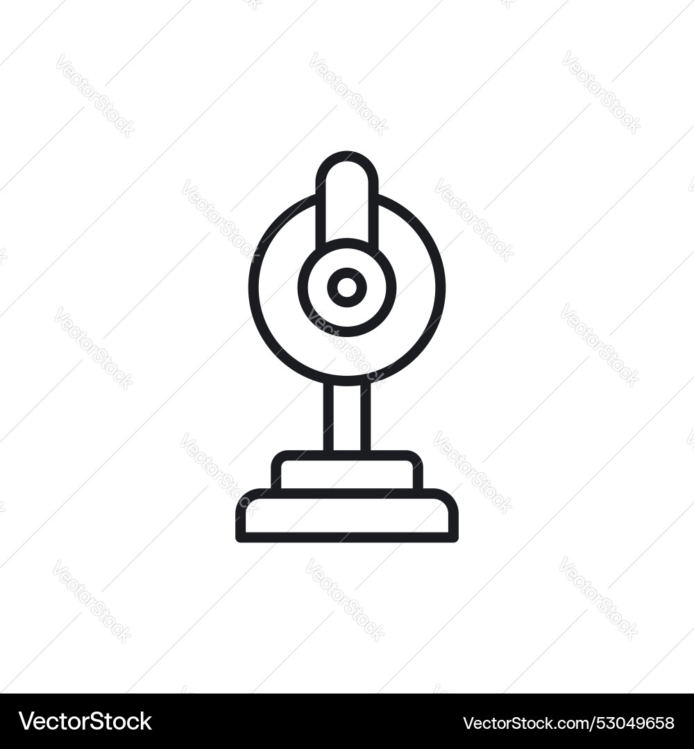 Webcam icon isolated on white background Webcam icon isolated on white background vector image