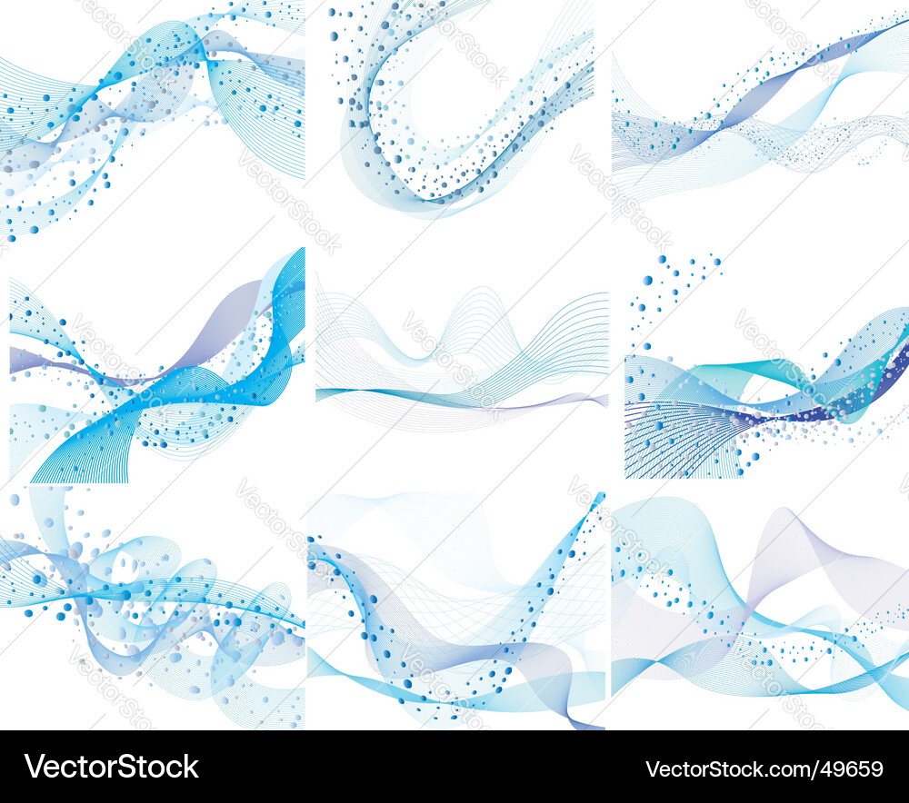 Water Ripple Backgrounds vector image