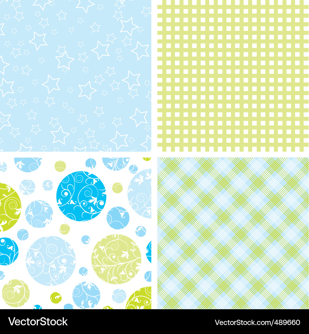 Colorful Patterns & Prints Vector Image