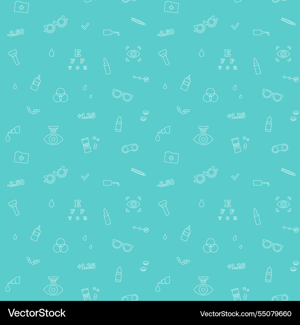 Eyesight examination pattern Eyesight examination pattern vector image