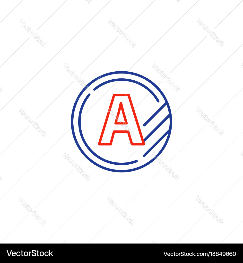 Grade mark line icons upgrade class fast services vector image