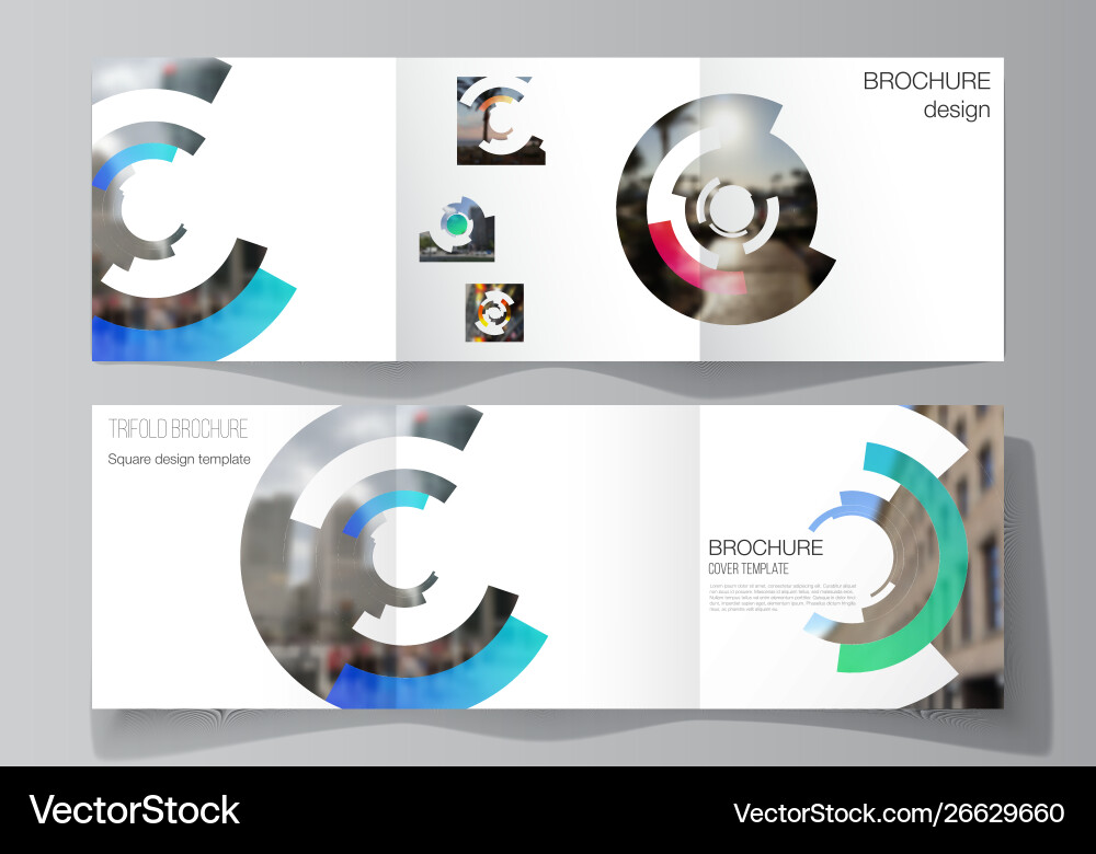 Minimal editable layout square Minimal editable layout square vector image