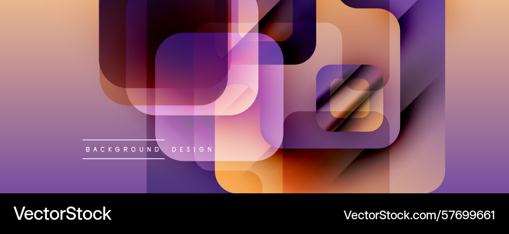 Abstract geometric pattern overlapping squares Abstract geometric pattern overlapping squares vector image
