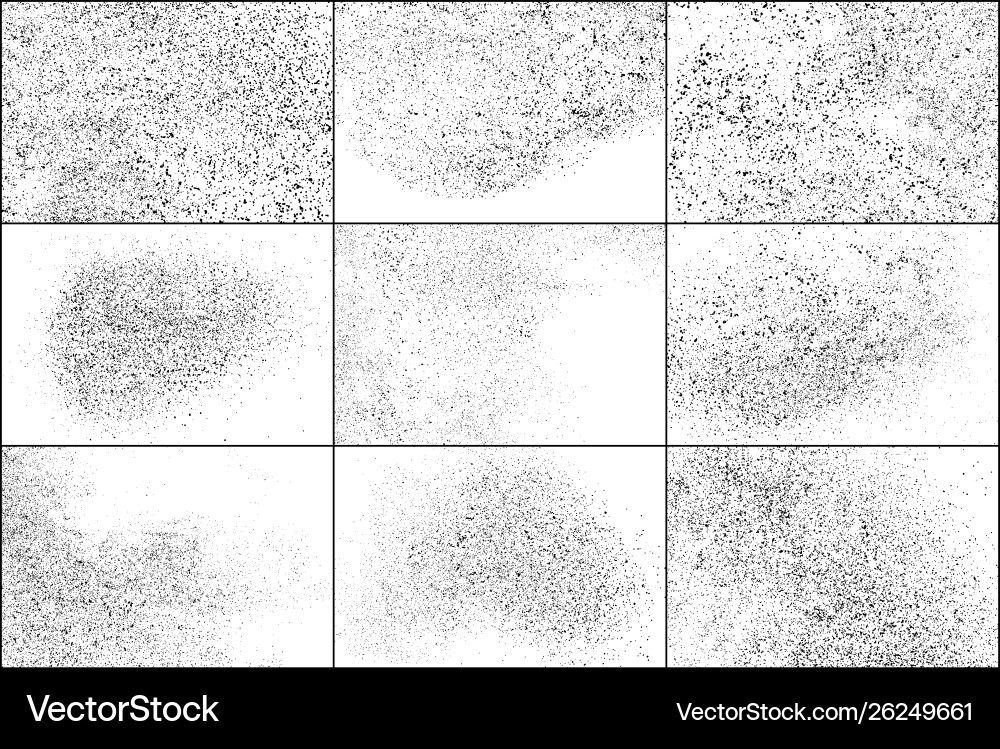 Dark Rough Noise Particles Texture vector image