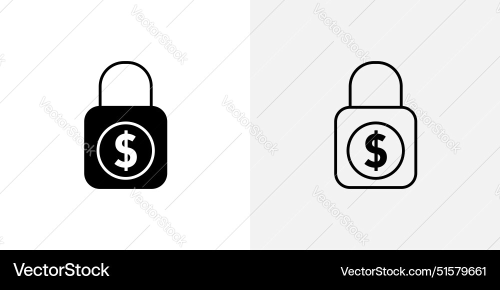 Fixed price icon set Fixed price icon set Vector Image