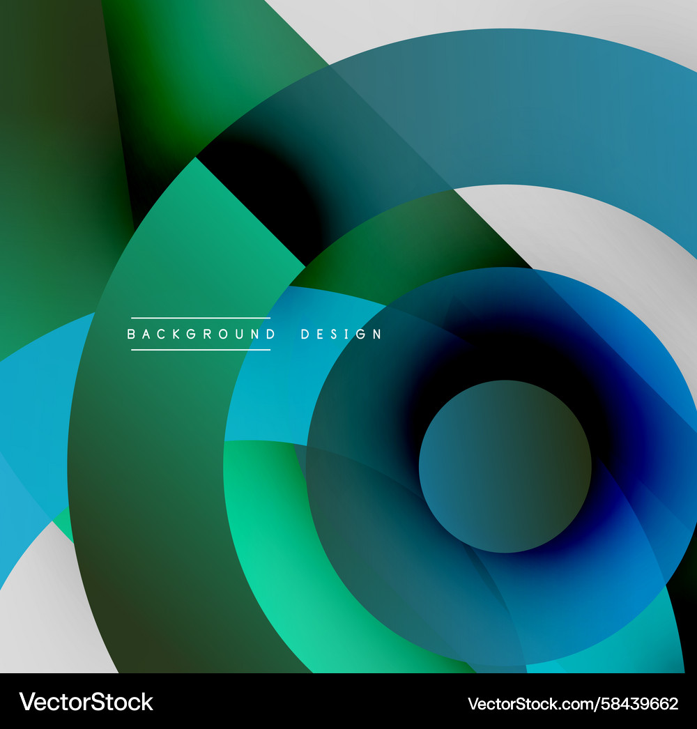Abstract geometric shapes overlap creating Abstract geometric shapes overlap creating Vector Image