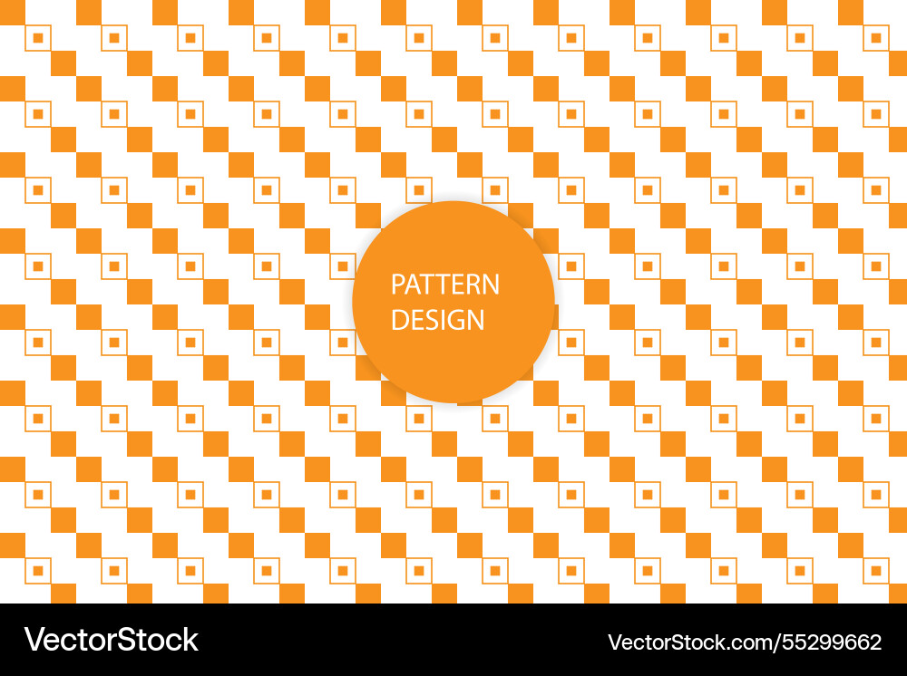 Square style eps pattern design Vector Image