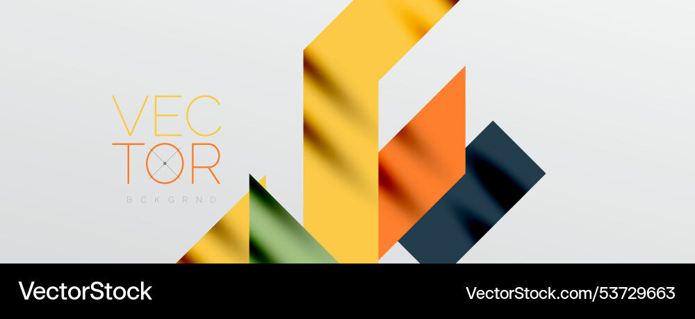 Dynamic lines and triangles Vector Image