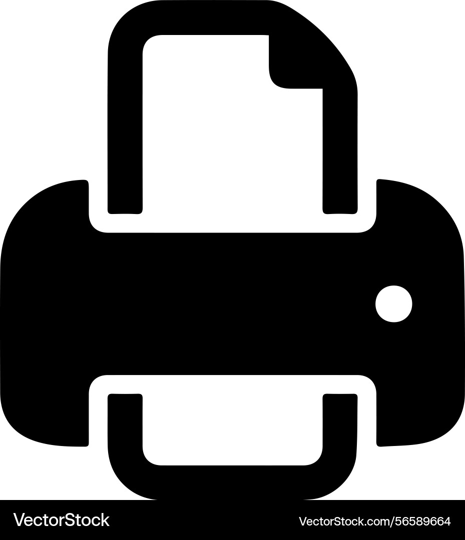 Computer printer icon symbol image Computer printer icon symbol image vector image