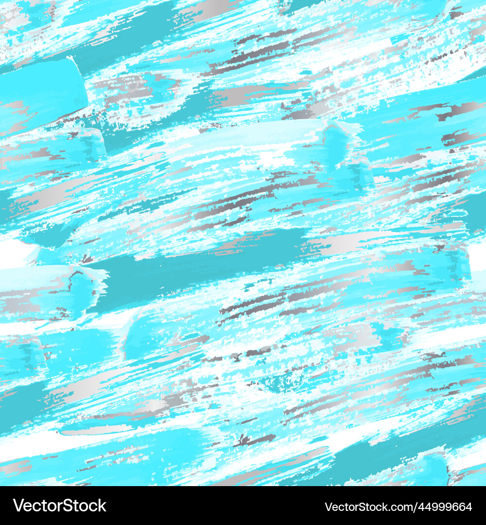 Silver \u0026 Turquoise Brushstrokes Pattern – Royalty-Free Vector | VectorStock, image size:1000x1080