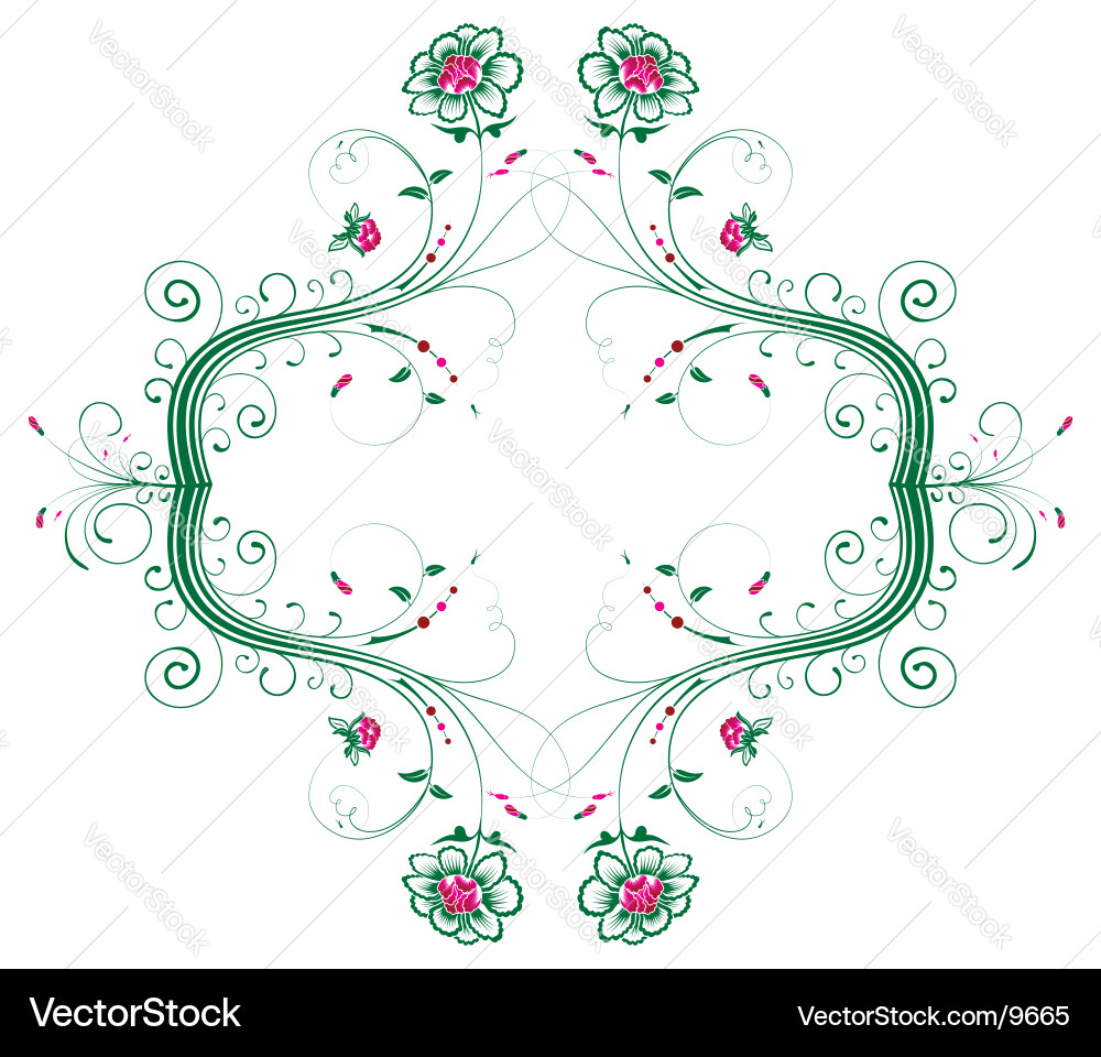 Background flower Vector Image