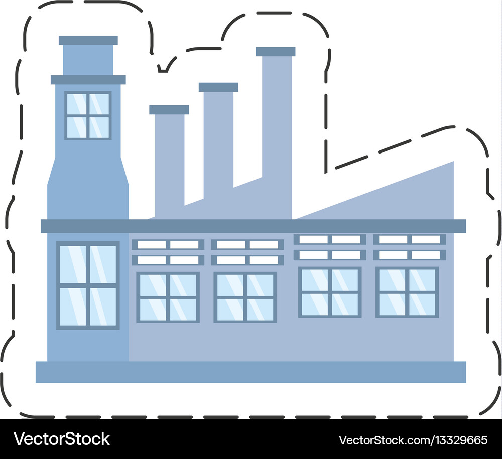 Training Factory Vector Factory Building Structure – Royalty-Free Vector | VectorStock