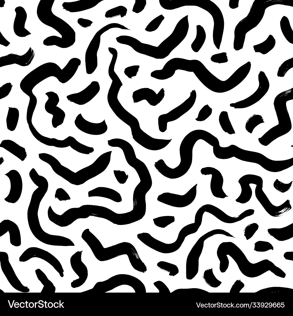 Seamless pattern with swirled lines Seamless pattern with swirled lines vector image