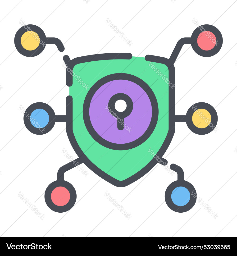 Secure connection icon encryption information Vector Image