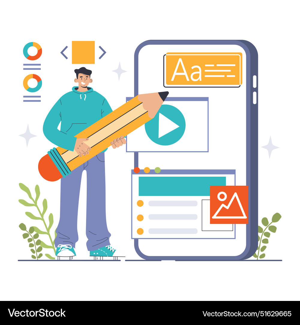 Ux and ui design app or website interface Ux and ui design app or website interface vector image