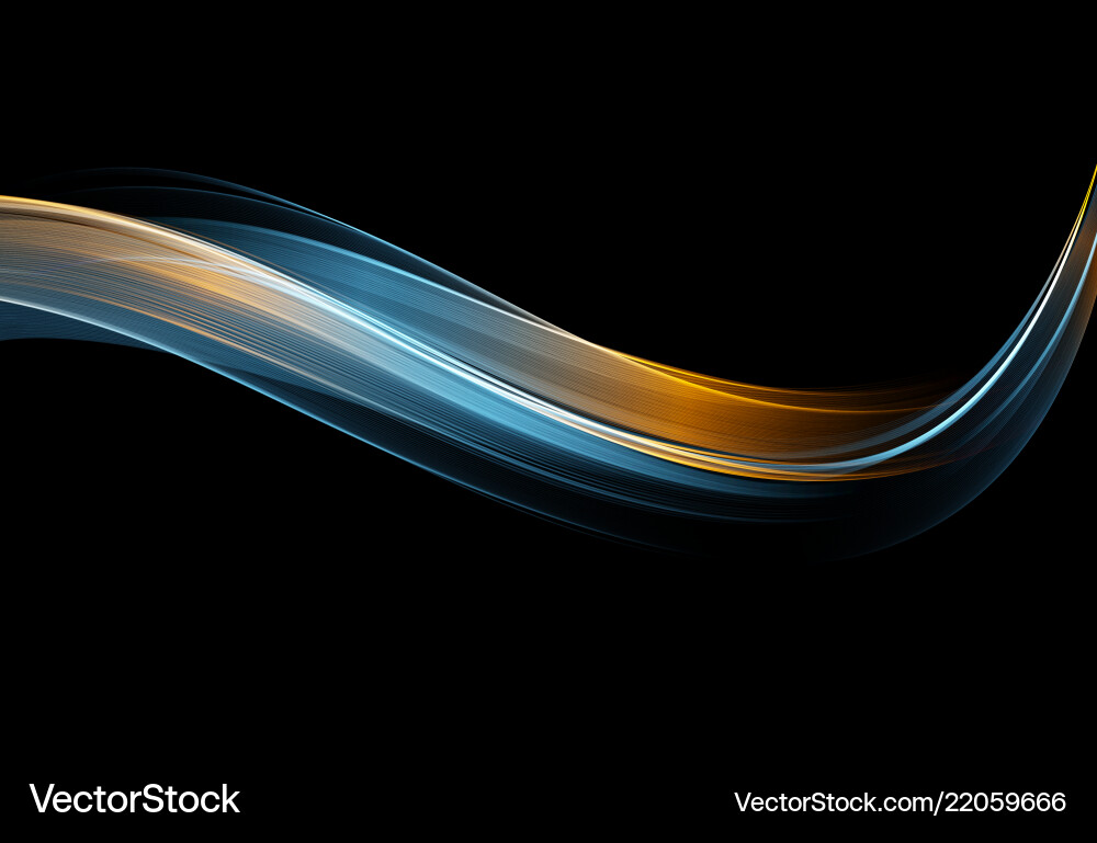 Dynamic Color Wave Effect vector image