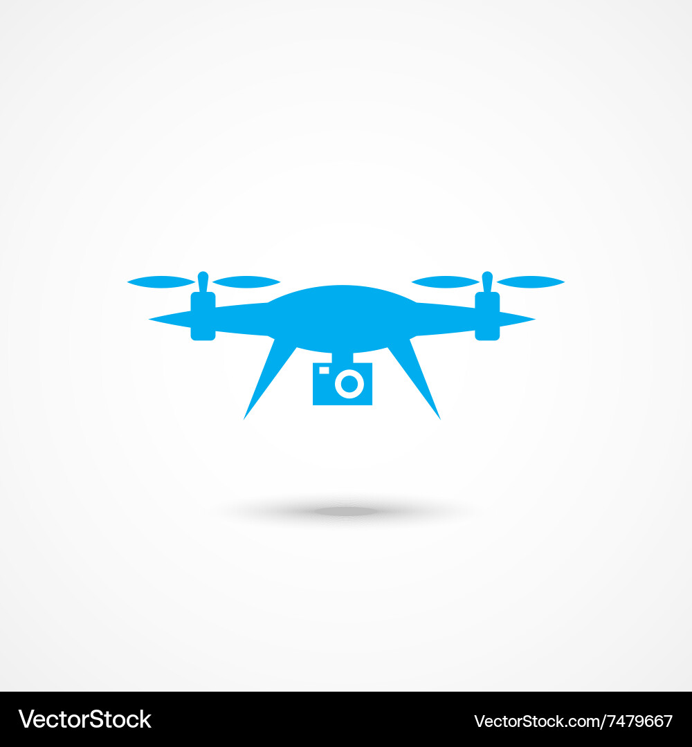 Drone icon Royalty Free Vector Image - VectorStock
