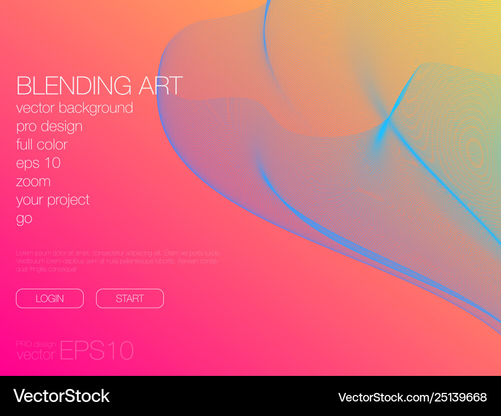 Abstract blend background template for web site Abstract blend background template for web site vector image
