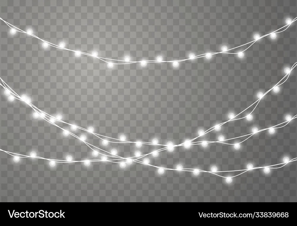 Christmas Lights Garland Vector Image