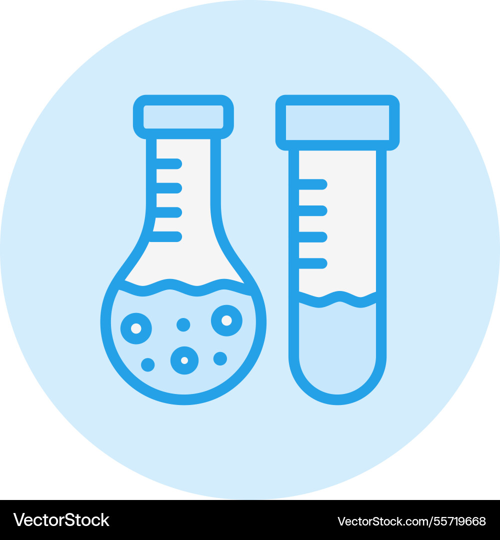 Lab test icon design Vector Image