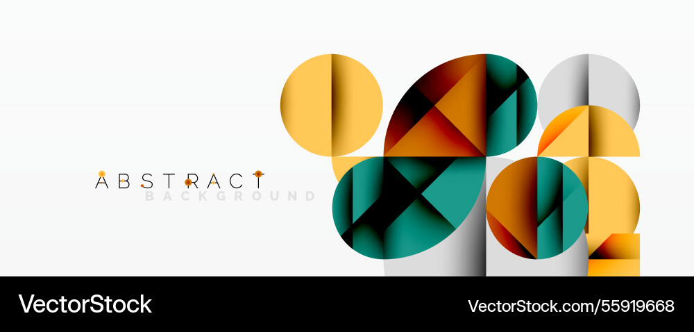 Modern abstract composition with layered circles Modern abstract composition with layered circles Vector Image