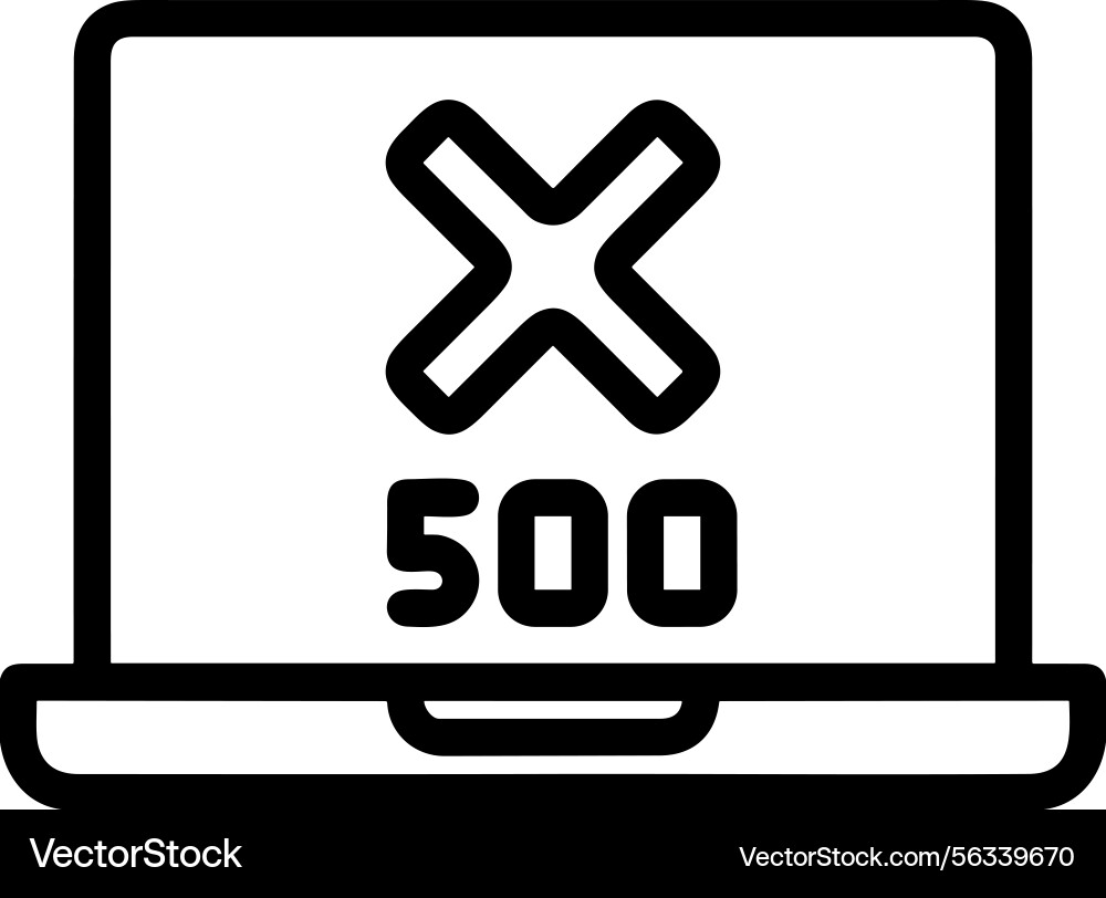 Computer Icon - Digital Connection vector image
