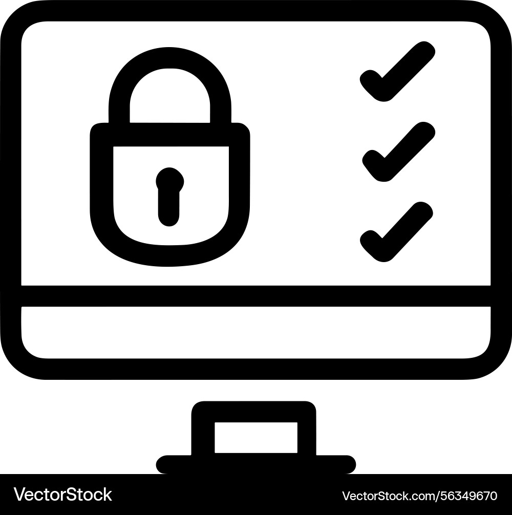 Computer icon symbol image Vector Image