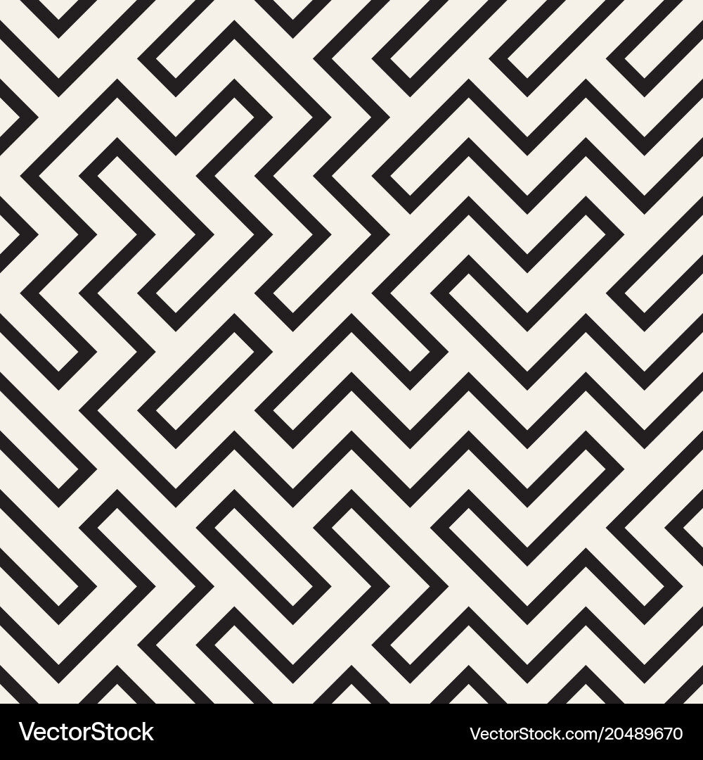 Intricate Line Maze Pattern vector image