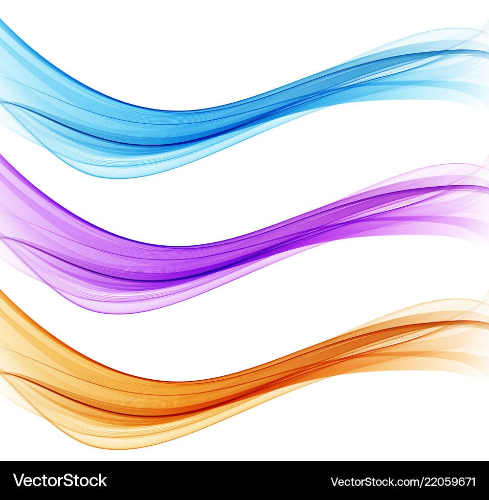 Abstract colorful background color wave Vector Image