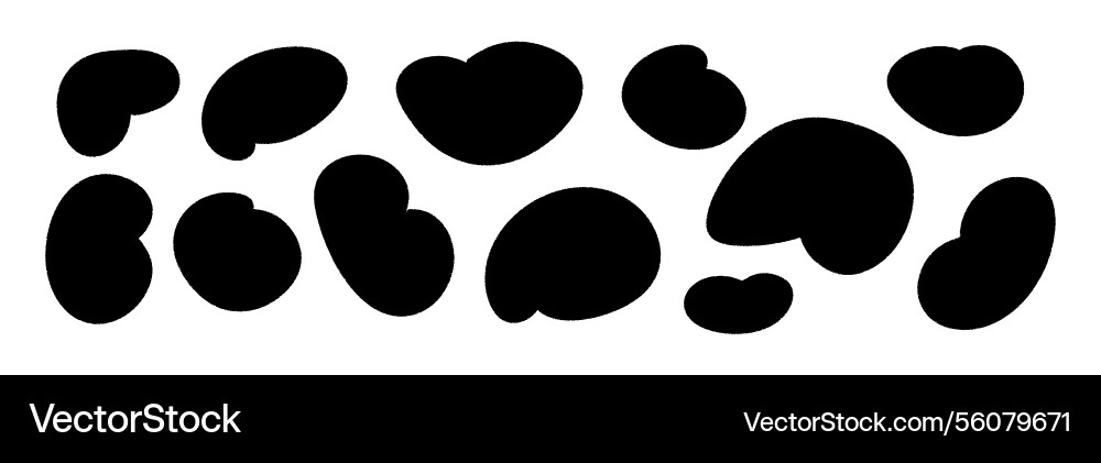 Abstract liquid shapes with playful organic blobs Abstract liquid shapes with playful organic blobs vector image