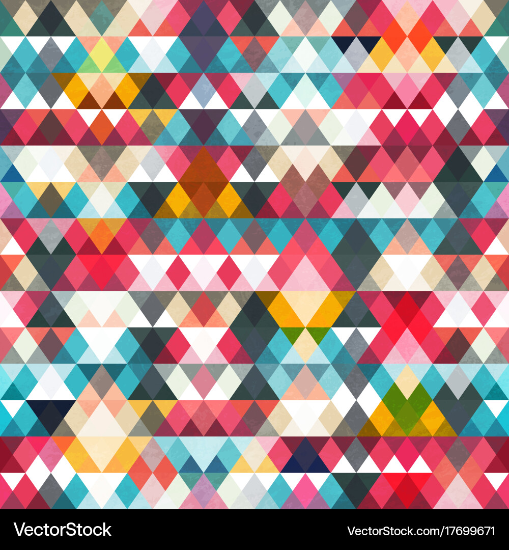 Geometric Triangle Pattern vector image
