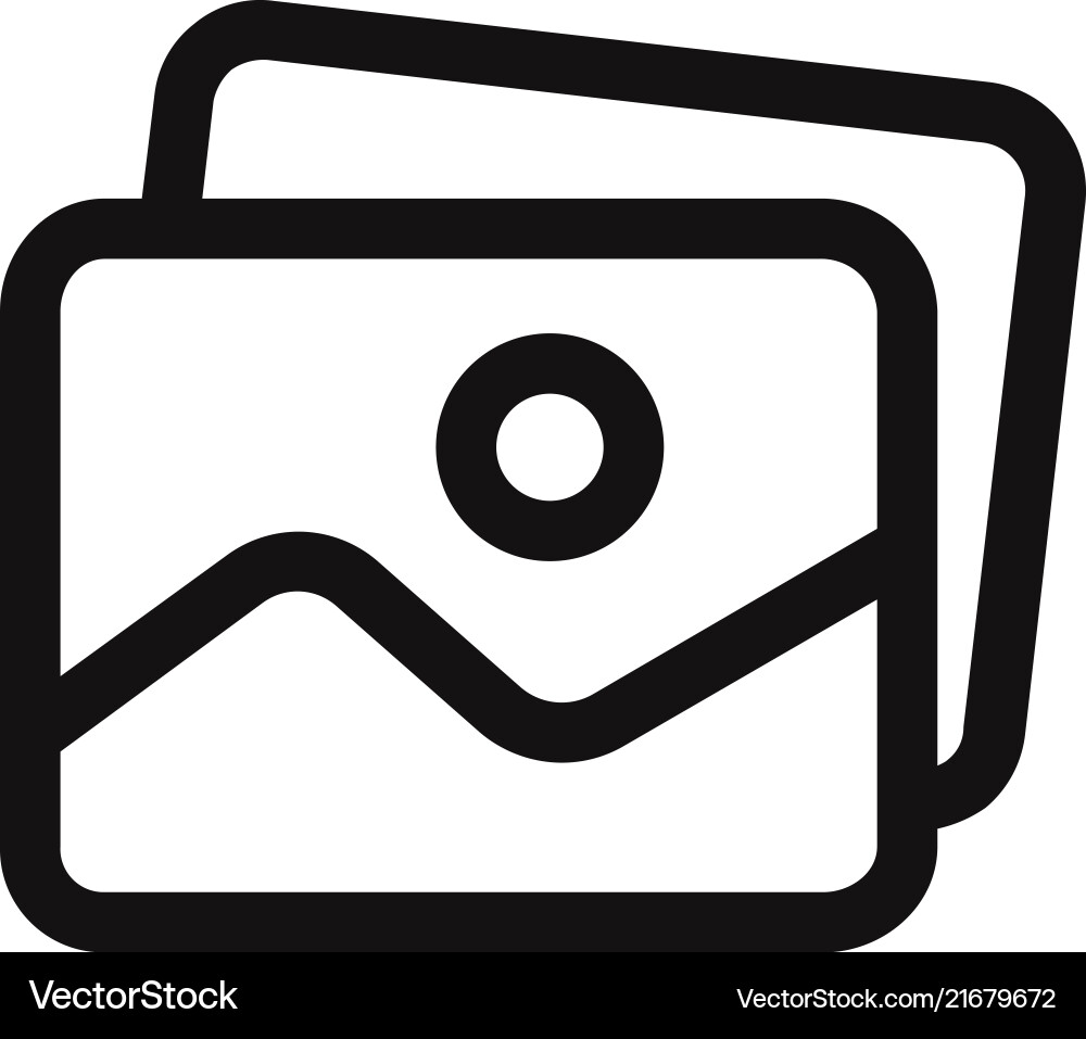 Gallery icon Gallery icon vector image