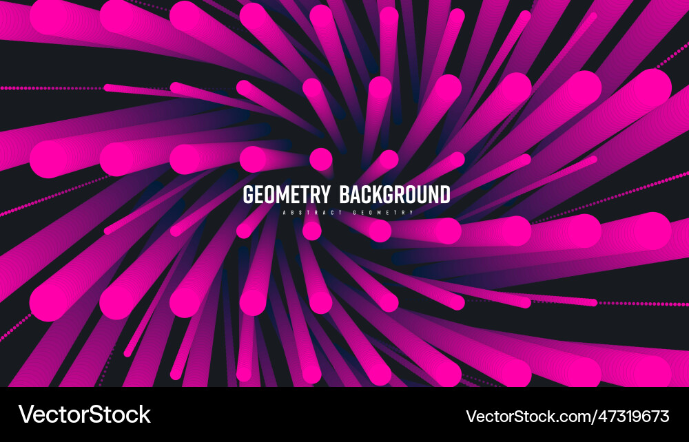 Abstract geometric background gradient shape vector image