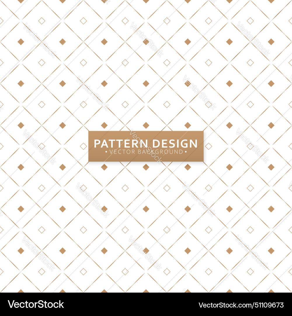 Minimalist square pattern background design vector image